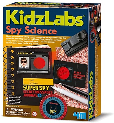 KidzLabs Spy Science Secret Message Kit